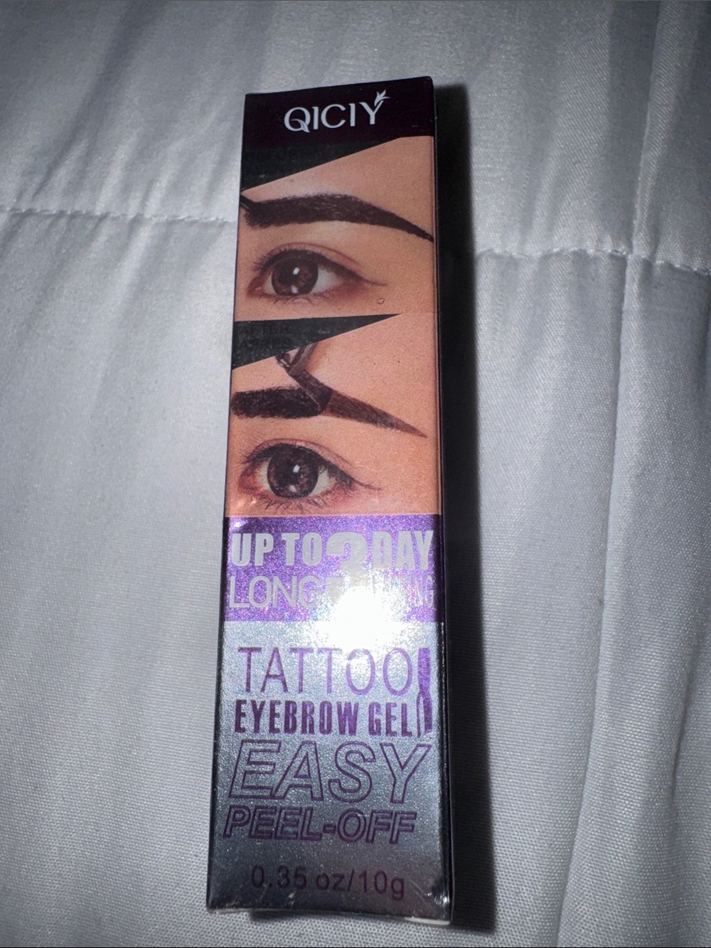 Tattoo Eyebrow Gel — Deep Brown Peel-Off Tint